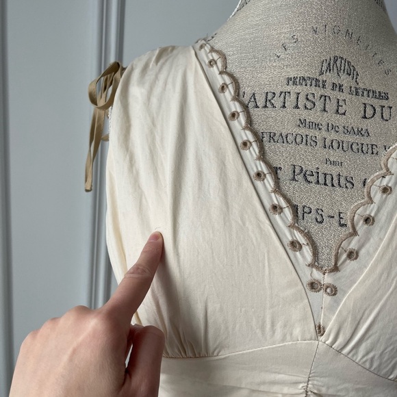 Moon River Vintage Inspired Cream Dress - Picture 12 of 12